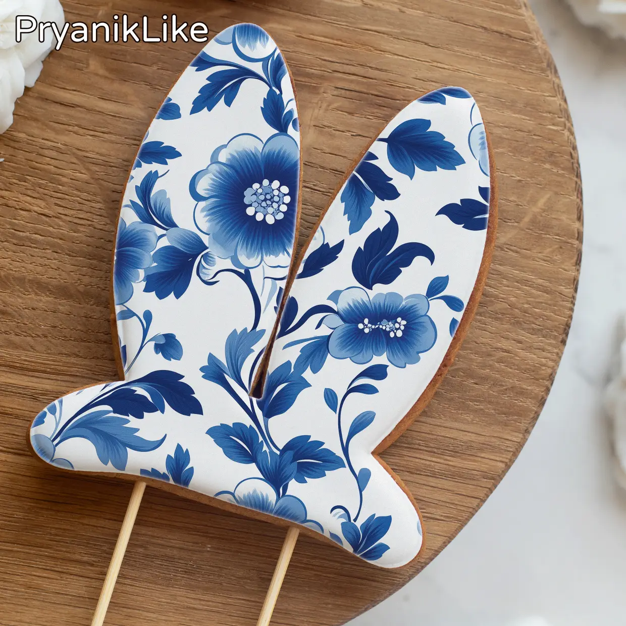 Ушки на пасху (паттерны и гжель)